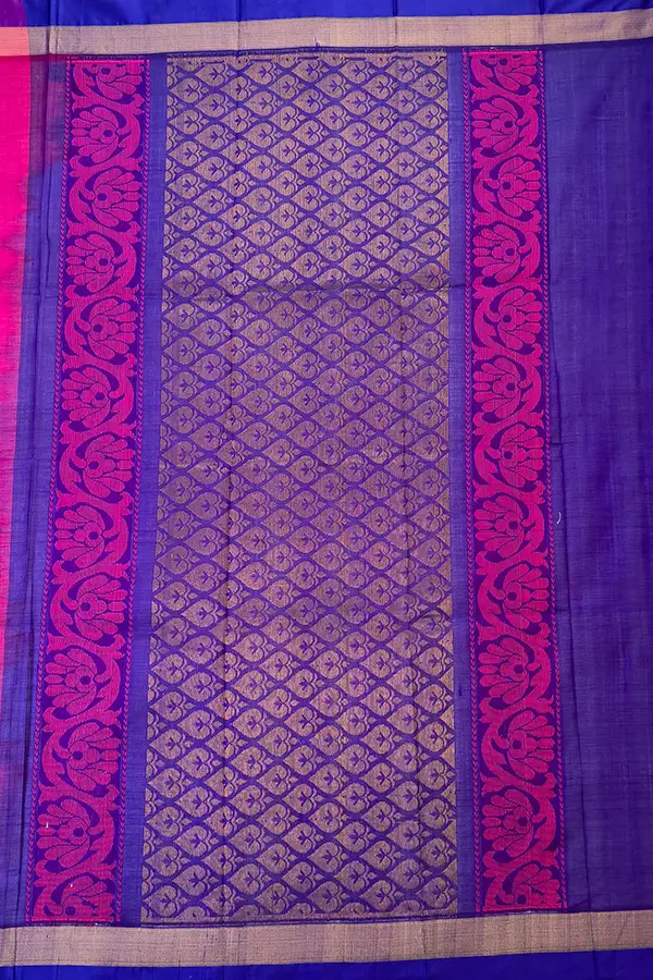 Kuppadam Silk Cotton Saree Pallu