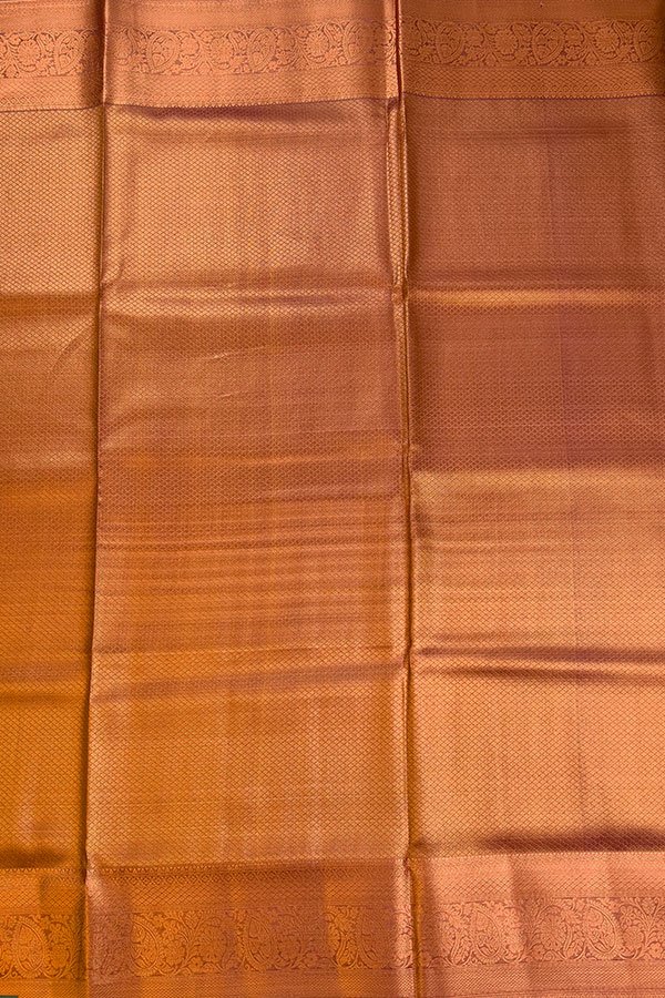 fusion kanchi silk saree pallu