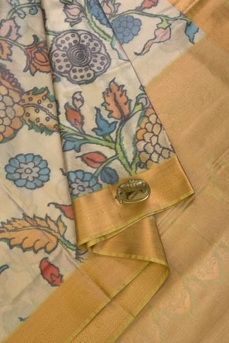 fusion kanchi silk saree