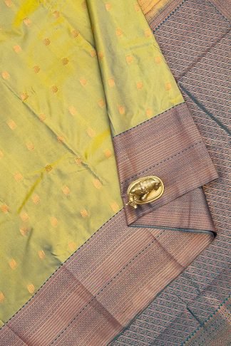 Semi Kanchi Soft Silk Saree In Light Green