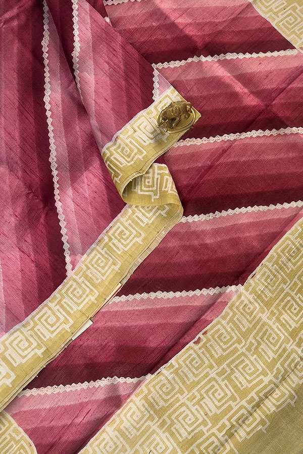 Pure Dupion Silk Saree