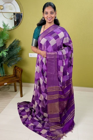 Pashmina Cotton Saree