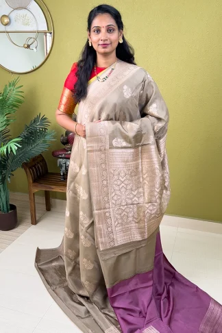 Semi Katan silk saree