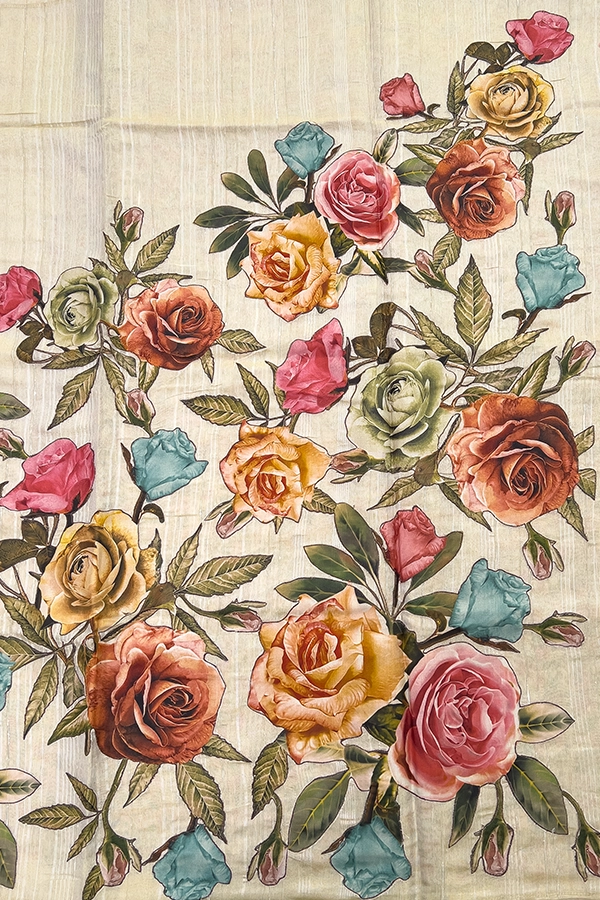 tissue tussar saree pallu