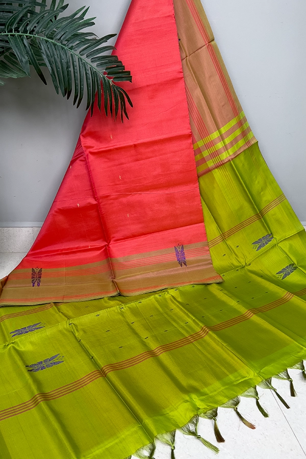 Banana Pith in Coral Pink