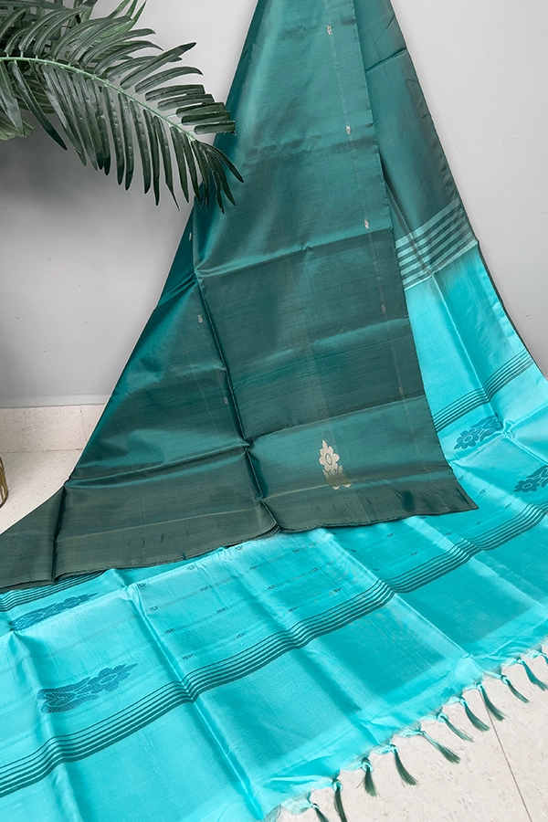 Banana Pith in pine green