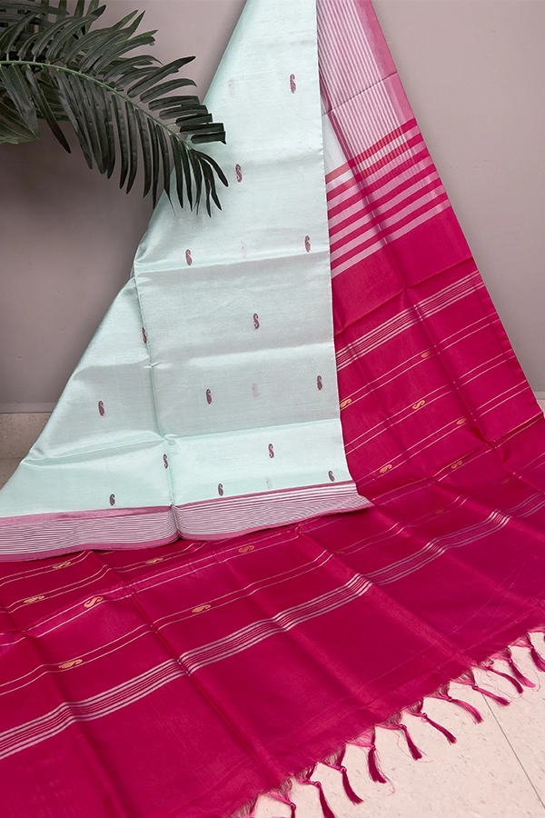 Banana Pith in Mint Blue