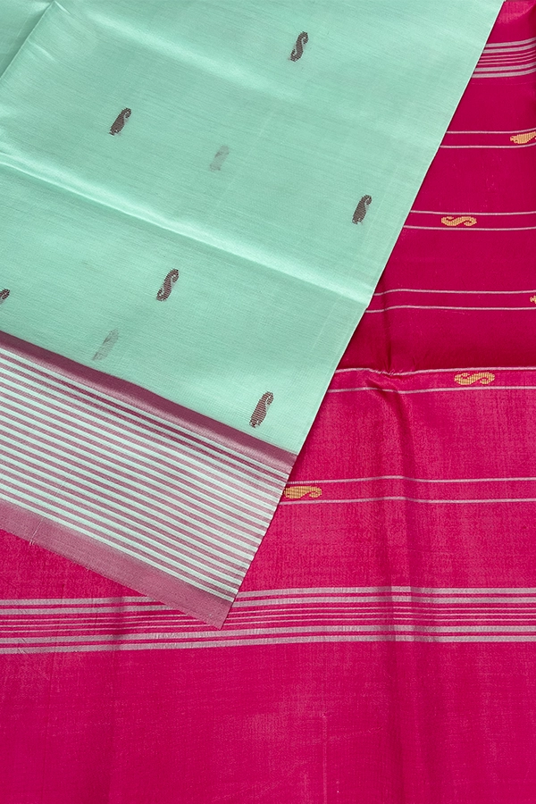 Banana Pith in Mint Blue