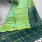 Bananapith saree parrot green-main