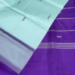 Bananapith saree pastel blue-pallu