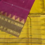 bananapith saree megenta-pallu